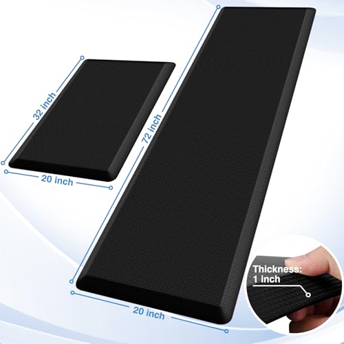 1 Inch Kitchen Mats for Floor (2 Count)