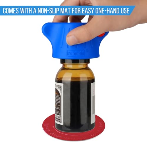 One Hand Pill Bottle Opener