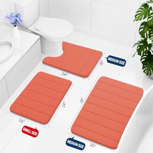 Memory Foam Bath Mat 55 x 24 (9.17 Sq Ft)