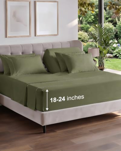 Extra Deep Flex Top Split Head King Sheet Set