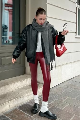 Faux Leather Pants for Women