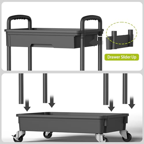 5 Tier Rolling Cart Organizer