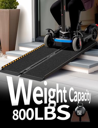 FACHNUO 4FT Wheelchair Ramp for Threshold 2 (352 Ounce)