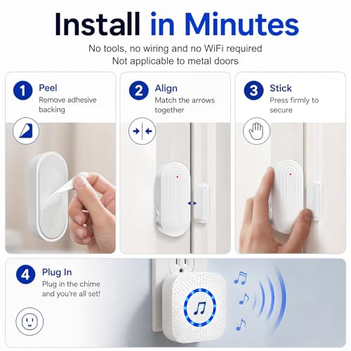 Wireless Door Chime (3.5274 Ounce)