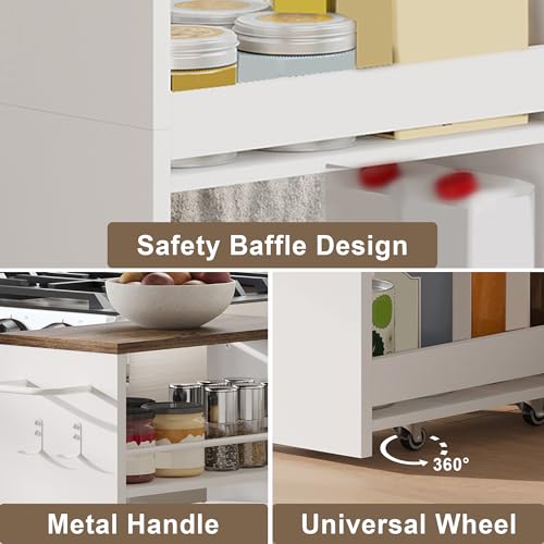 4 Tier Slim Storage Cart