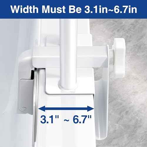 Adjustable Bathtub Safety Rail