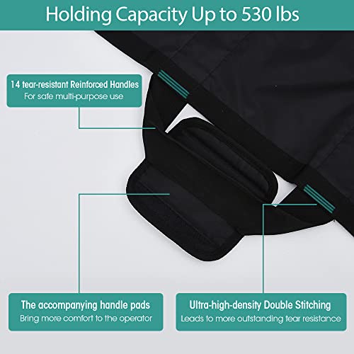 Bed Positioning Pad with Reinforced Handle