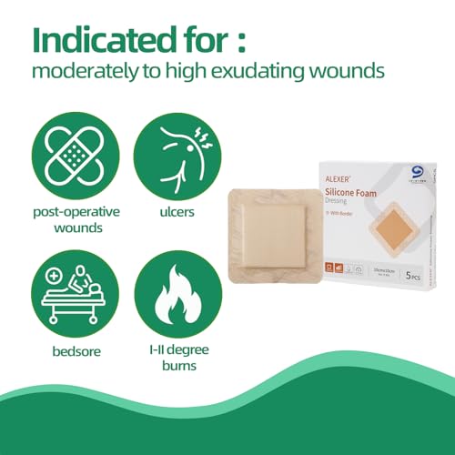 Foam Wound Care Dressing (5 Count)