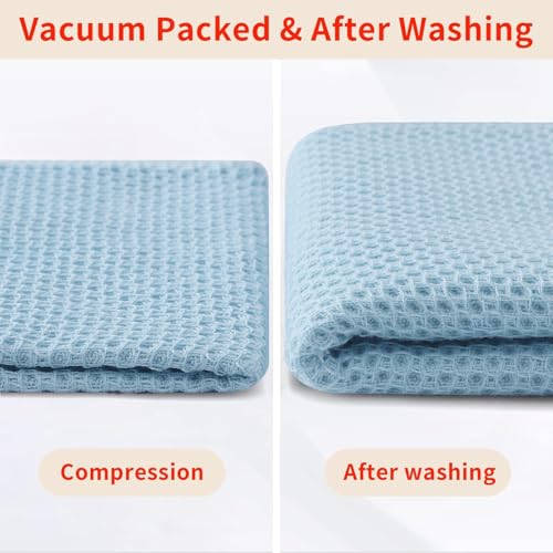 100% Cotton Waffle Weave Kitchen Dish Cloths 6 (6 Count)