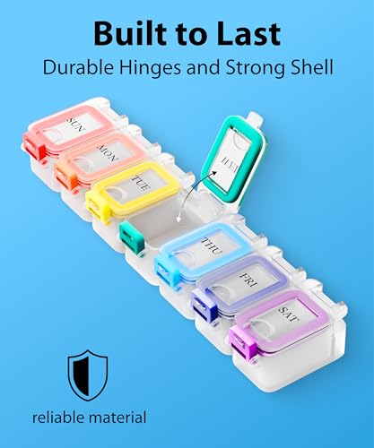 Weekly Pill Organizer 1 time a Day (7 Count)