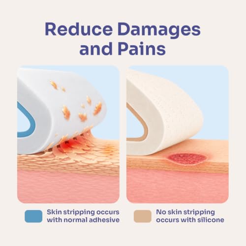 Silicone Foam Dressing Highly Absorbent 4"x4" (10 Count)