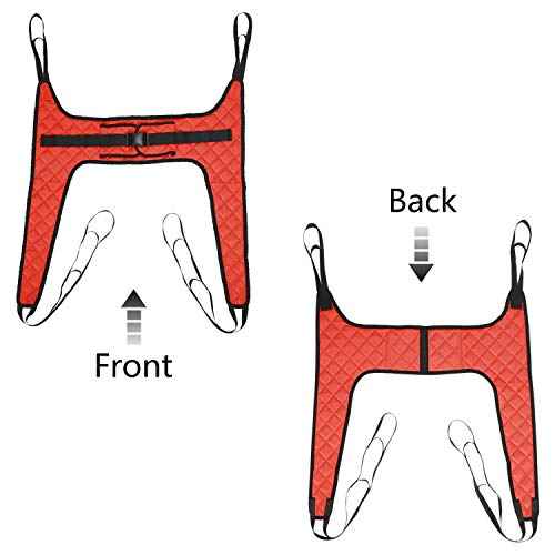 Lift Sling Commode Patient Lift Slings Medical Transfer Sling for Patients Shower Bath