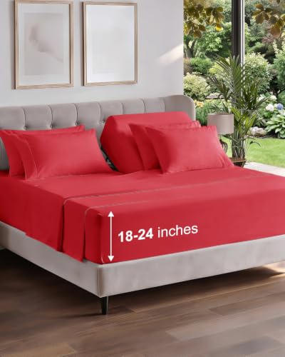Extra Deep Flex Top Split Head King Sheet Set