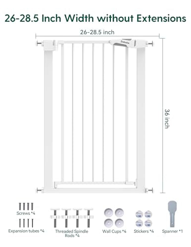 36" Tall Narrow Baby Gate