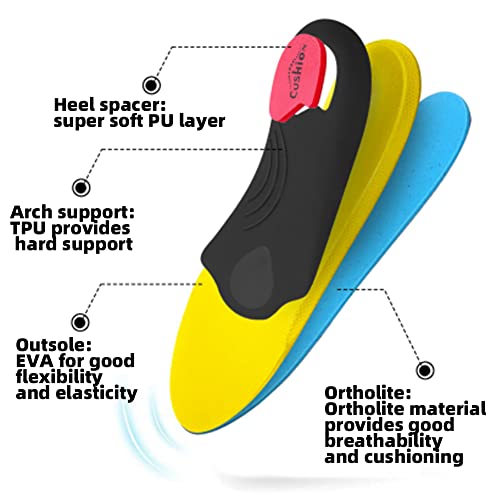 Heavy Duty 220+ lbs Orthotic Inserts for Plantar Fasciitis