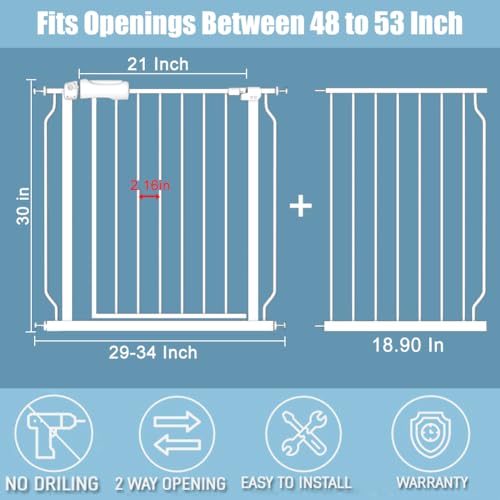 Extra Wide Baby Gates 48