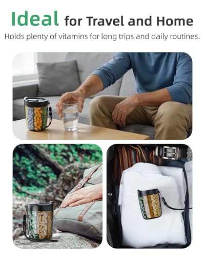 Large Pill Bottle Organizer Anti