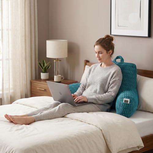 Reading Pillow for Sitting in Bed with Arm
