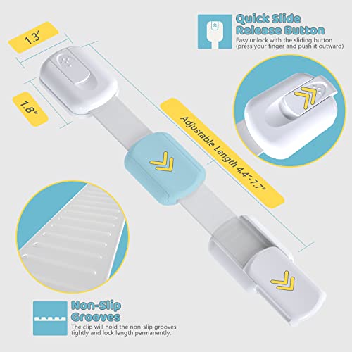 14 Pack Baby Proof Cabinet Latches (14 Count)