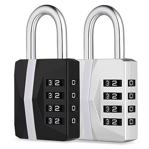 Gym Lock Combination Lock Weatherproof (2 Count)