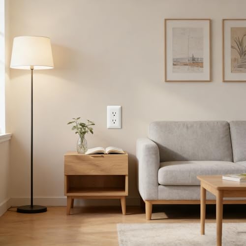 6 Pack Duplex Outlet Covers Wall Plates 1