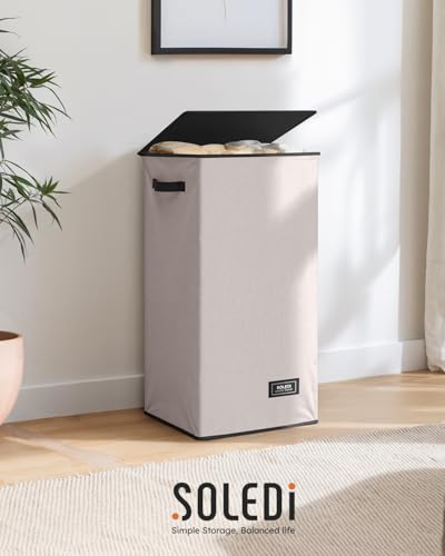 Slim Laundry Basket with Lid