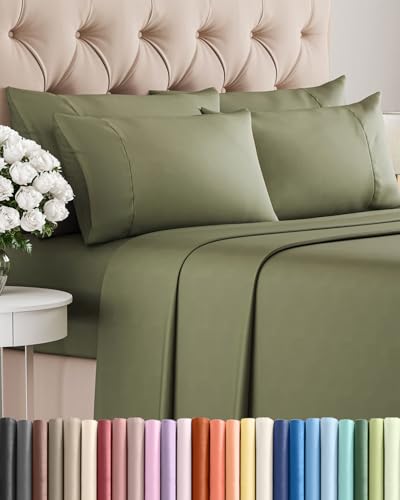 Cal King 6 Piece Bed Sheet Set