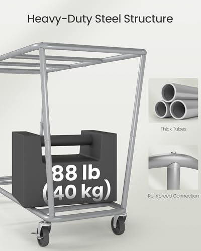 Laundry Basket with Wheels