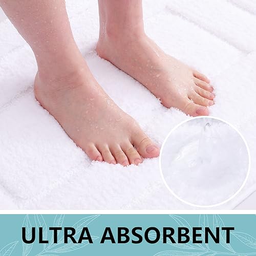 Microfiber Bathroom Rugs 24x16