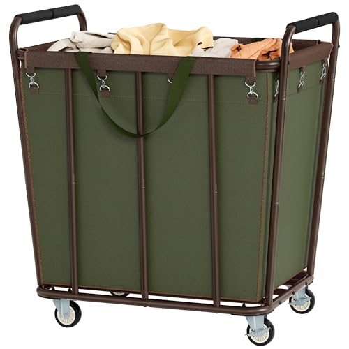 Large Laundry Cart with Wheels