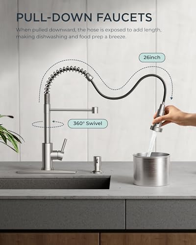 Kitchen Faucet Pull Down Sprayer