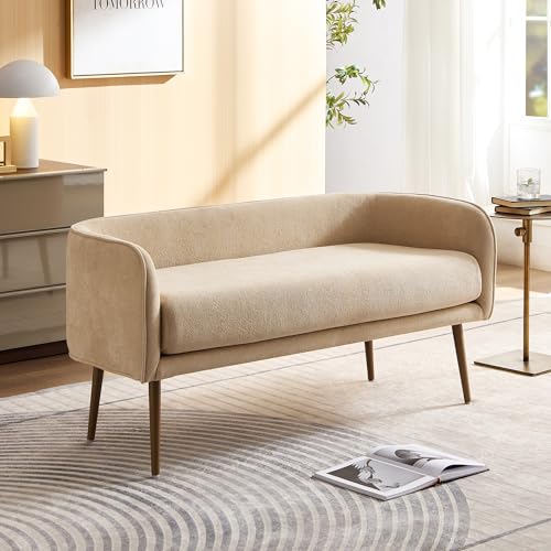 Bedroom Bench with Low Back
