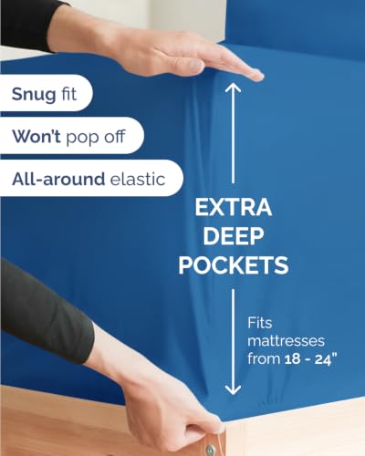 Extra Deep Flex Top Split Head King Sheet Set