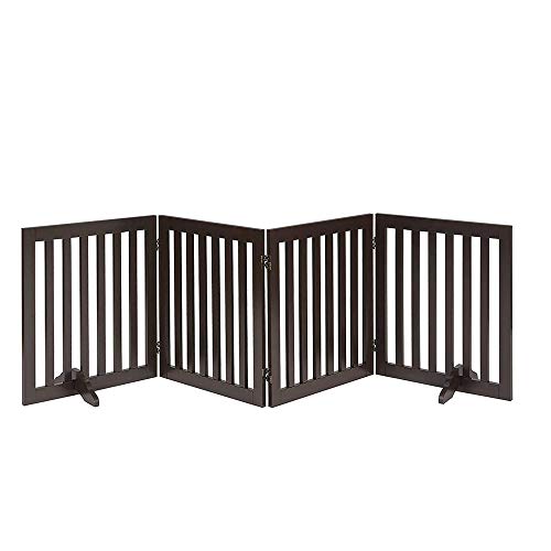 24”H Free Standing Pet Gate for Dog Cat