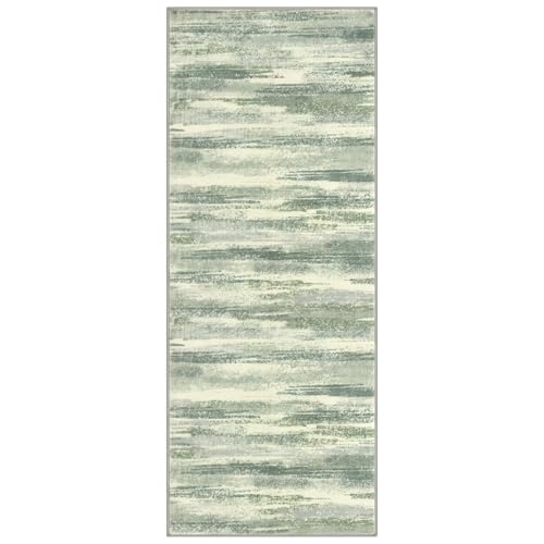 Modern Abstract Washable 2x5 Runner Rug Non Slip Kitchen Rugs