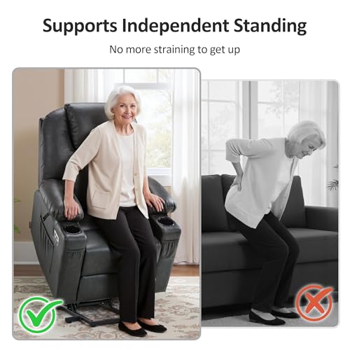 Small Power Lift Recliner Chair for Elderly