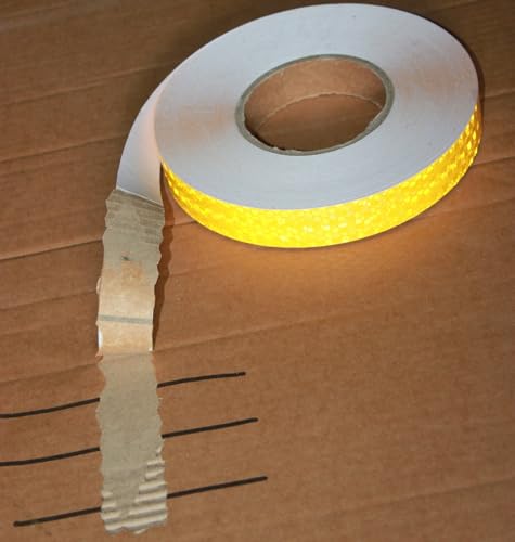 Yellow Reflective Tape Outdoor Waterproof 1 inch