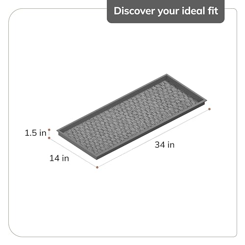 Heavy Duty Waterproof Rubber Shoe Storage Mat Organizer