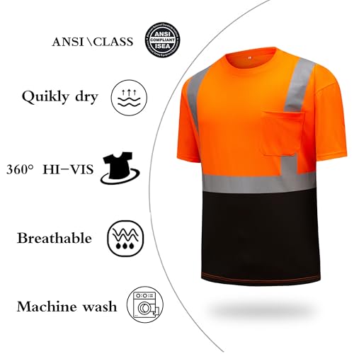 Hi Vis Safety Shirts (3 Count)