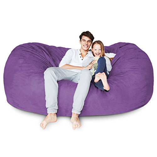 Luxurious Giant 7ft Bean Bag Chair with Microsuede Cover