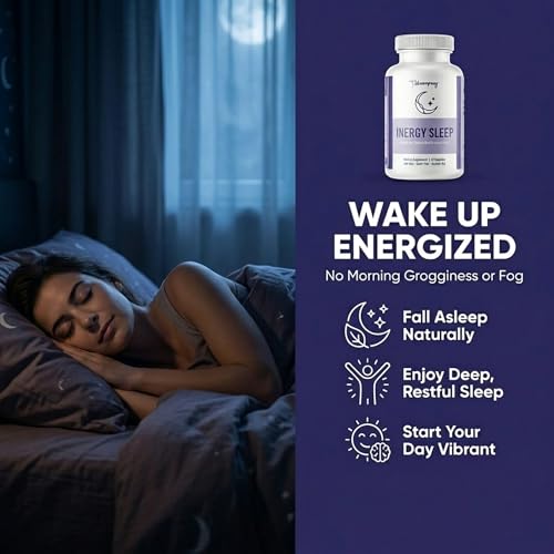 inergySLEEP Natural Sleep Supplement & Sleep Aid for Deep Sleep (30 Count)