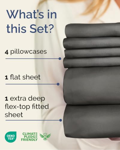 Flex Top Split Head King 6 Piece Sheet Set