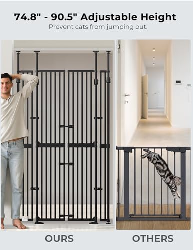 Extra Tall Cate Gate for Doorway