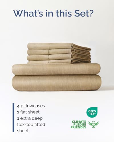 Flex Top Split Head King 6 Piece Sheet Set