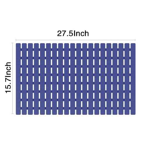 Shower Mat Non Slip Bathtub Mat 27.5 x 15.7 Inch Bath Mat for Tub