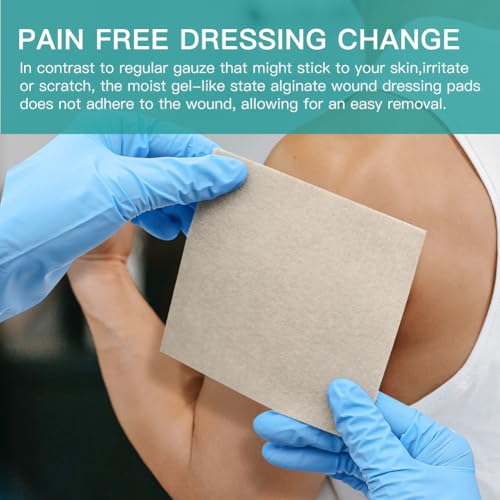 Upgrade Silver Calcium Alginate Wound Dressing (5 Count)
