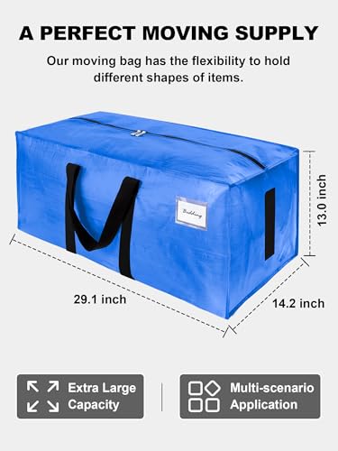 Supports 200lbs Heavy Duty Moving Bags (4 Count)