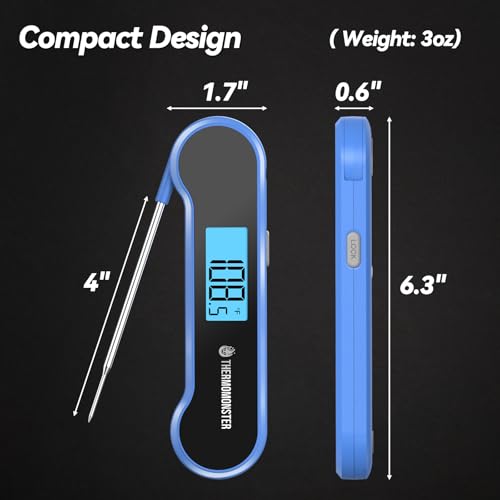 0.5 Sec Instant Read Meat Thermometer Digital for Cooking