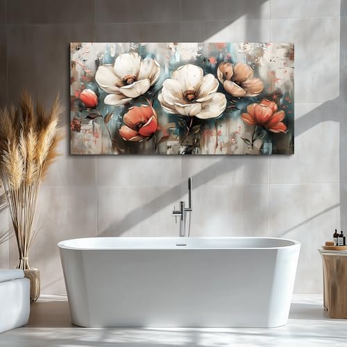 Canvas Decor For Living Room Large Wall Art For Office Bedroom Decorations Flowers Landscape Paintings Boho Pictures Artwork Aesthetic Posters Ready To Hang Home Decor 30x60 In