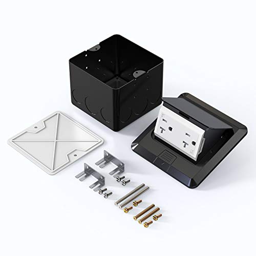 Pop Up Floor Electrical Outlet Box Kit